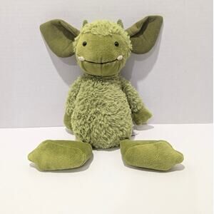 Jellycat Grizzo Gremlin Plush Stuffed Animal Retired Pre-Owned